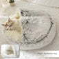 Pet Bed Winter Plush Warm House Soft Long Plush Bed