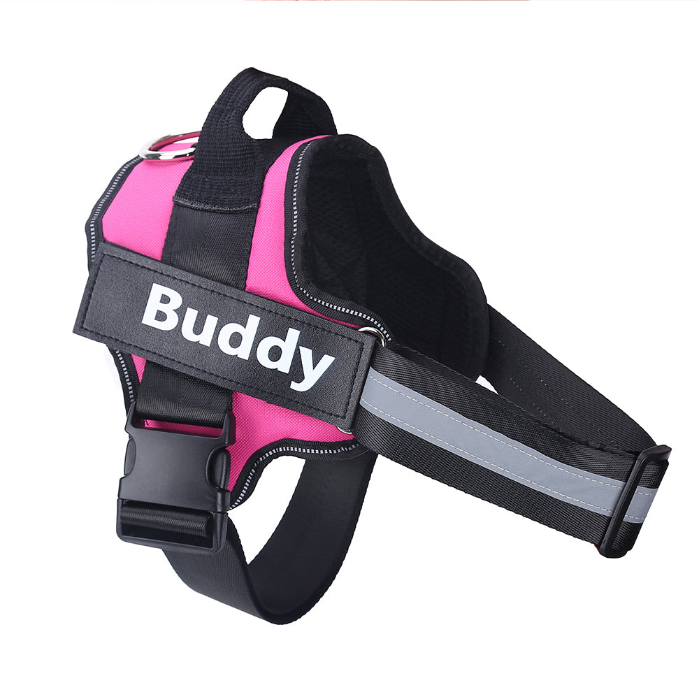 Personalized Dog Harness NO PULL Reflective Breathable Adjustable Pet Harness Vest