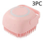Silicone Pet Bath Massage Brush Pet Bathroom Cleaning Tool