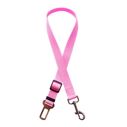Adjustable Pet Car Seat Belt Harness Lead Clip Safety Pet Collar