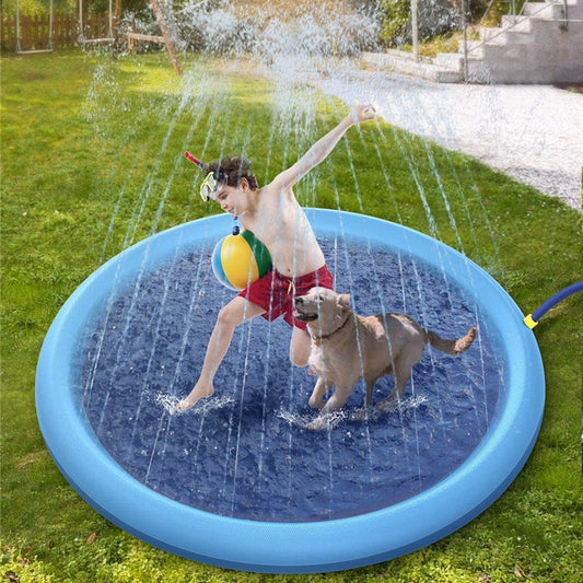 Non Slip Splash Pad Pet Pool Summer Outdoor Water Toys
