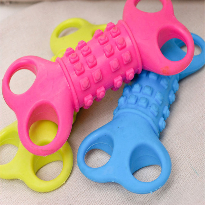 Silicone Bone Sharp Chewing Toy for Pet