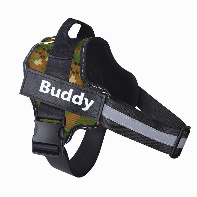 Personalized Dog Harness NO PULL Reflective Breathable Adjustable Pet Harness Vest