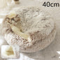 Pet Bed Winter Plush Warm House Soft Long Plush Bed