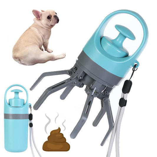 Portable Lightweight Pooper Scooper With Built in Poop Bag Dispenser For Pet Toilet Picker