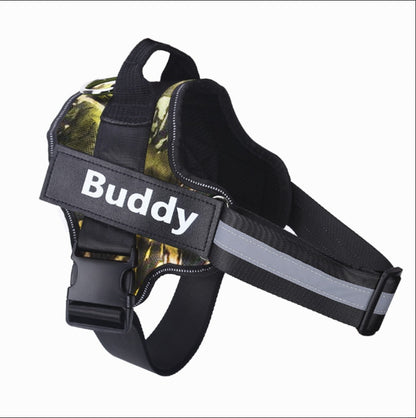 Personalized Dog Harness NO PULL Reflective Breathable Adjustable Pet Harness Vest