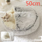 Pet Bed Winter Plush Warm House Soft Long Plush Bed