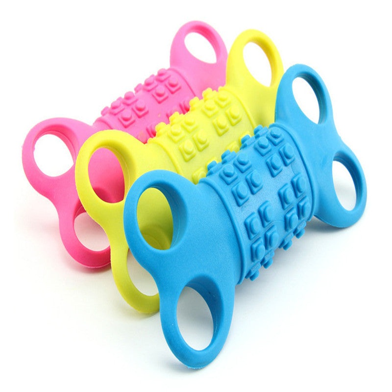 Silicone Bone Sharp Chewing Toy for Pet