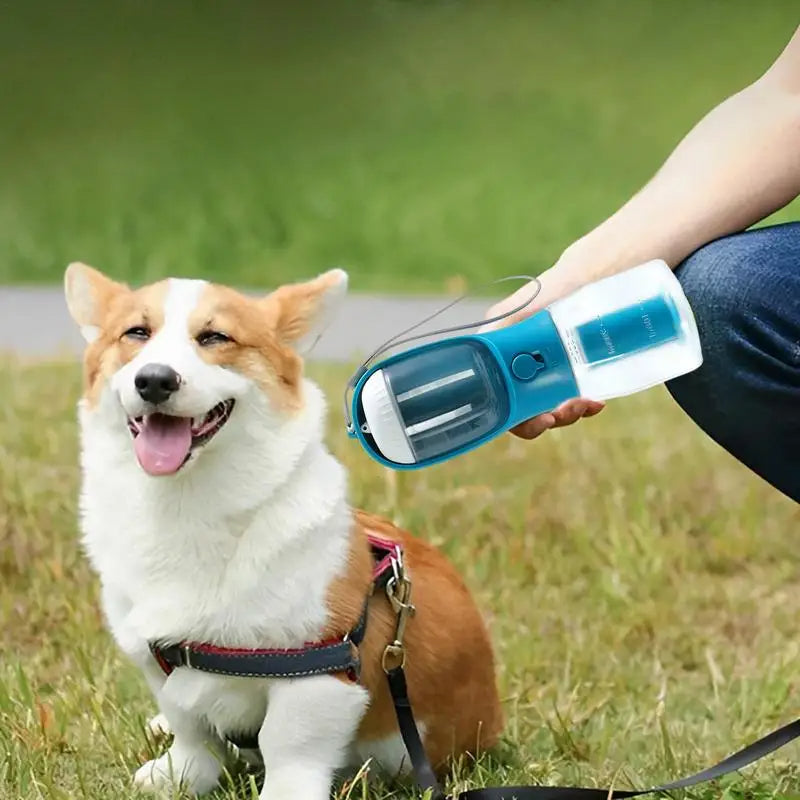 Portable Multi-functional Pet Water Cups Drinking Food and Garbage Bag