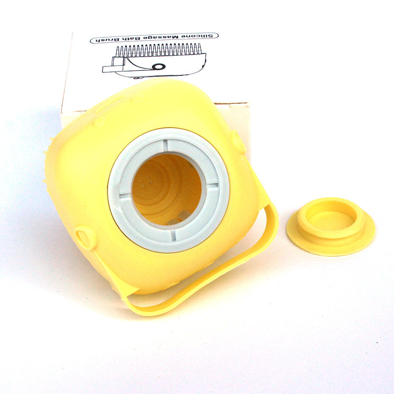 Silicone Pet Bath Massage Brush Pet Bathroom Cleaning Tool