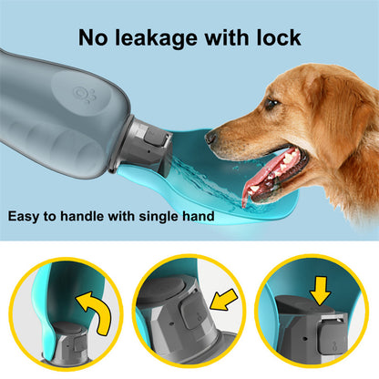 Portable Pet Water Bottle High Capacity Pet Outdoor Walking Supplies Pet Products