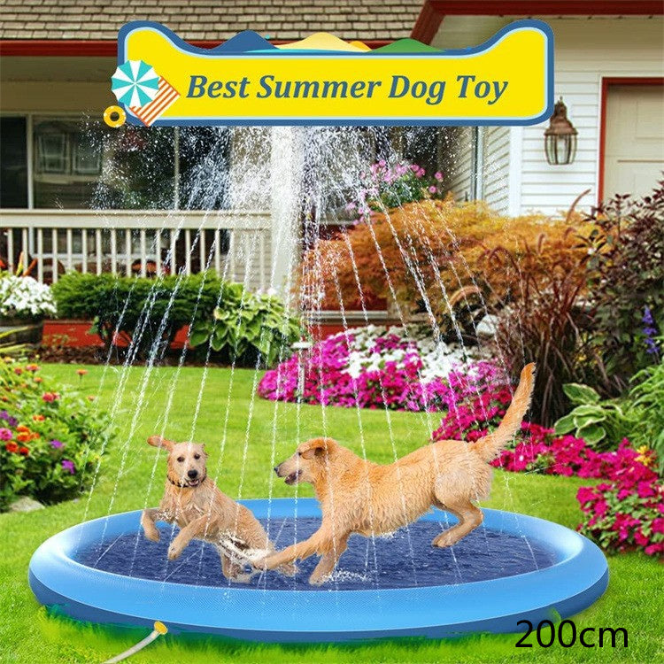 Non Slip Splash Pad Pet Pool Summer Outdoor Water Toys
