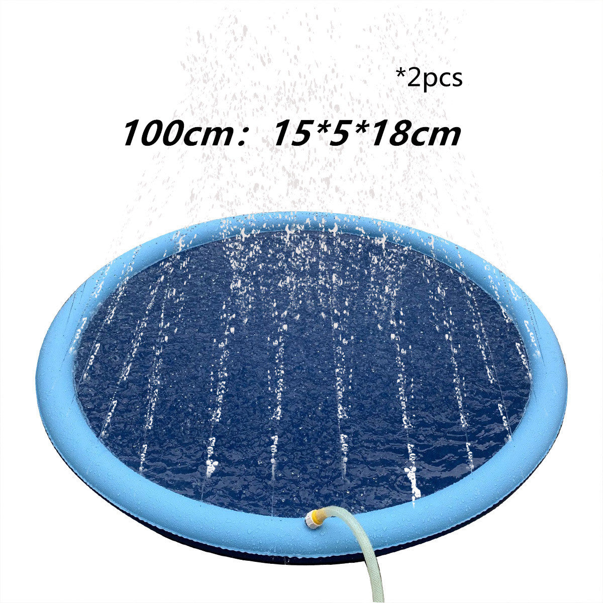 Non Slip Splash Pad Pet Pool Summer Outdoor Water Toys