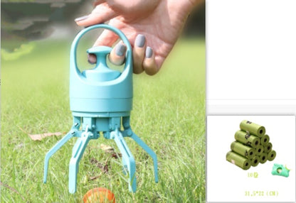 Portable Lightweight Pooper Scooper With Built in Poop Bag Dispenser For Pet Toilet Picker