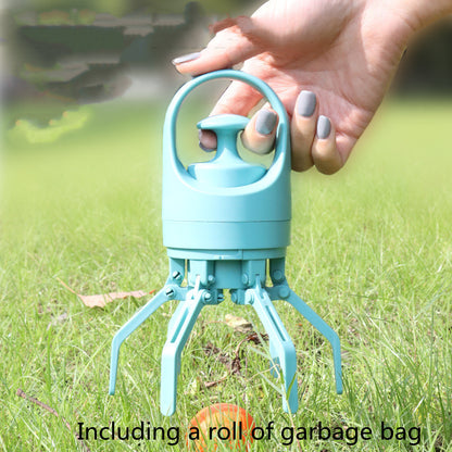 Portable Lightweight Pooper Scooper With Built in Poop Bag Dispenser For Pet Toilet Picker