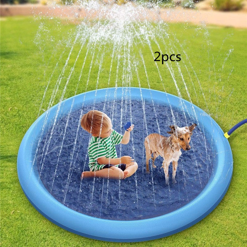 Non Slip Splash Pad Pet Pool Summer Outdoor Water Toys