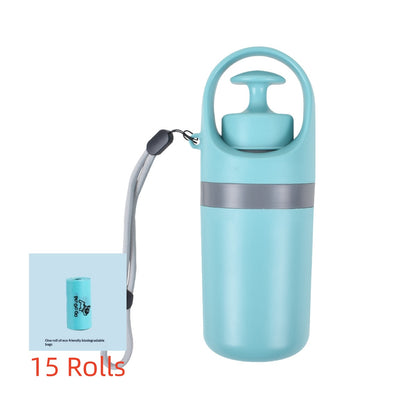 Portable Lightweight Pooper Scooper With Built in Poop Bag Dispenser For Pet Toilet Picker