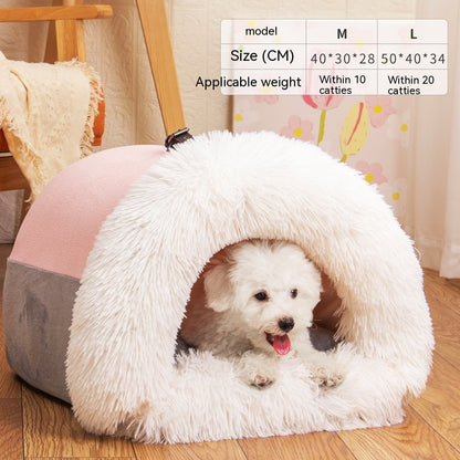 Portable Pet Autumn And Winter Warm Nest
