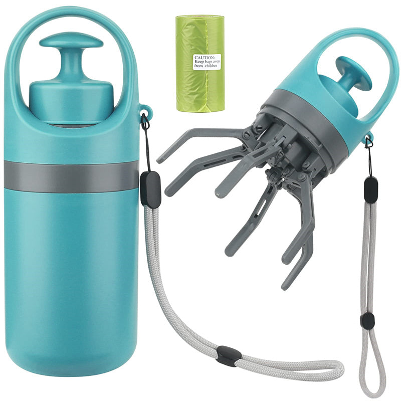 Portable Lightweight Pooper Scooper With Built in Poop Bag Dispenser For Pet Toilet Picker