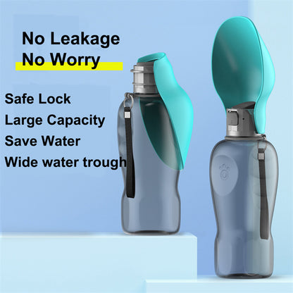 Portable Pet Water Bottle High Capacity Pet Outdoor Walking Supplies Pet Products